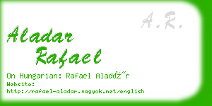 aladar rafael business card
